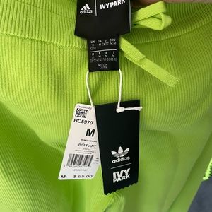Lime Green M Ivy Park Adidas Joggers